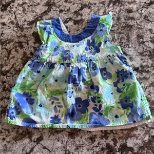 Gymboree Blue and Green Baby Dress Shirt